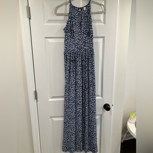 Michael Kors Floral Maxi Dress with slit size extra small ! Perfect condition!